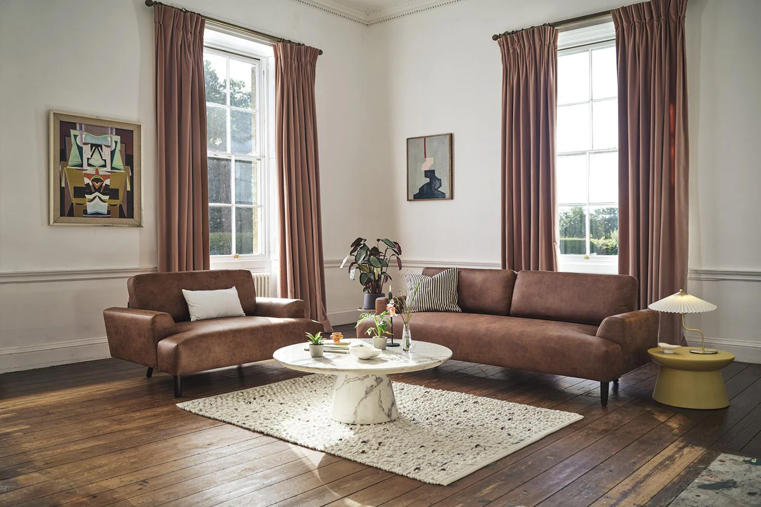 Model 05 2-Seater Sofa, Chestnut - Image 4