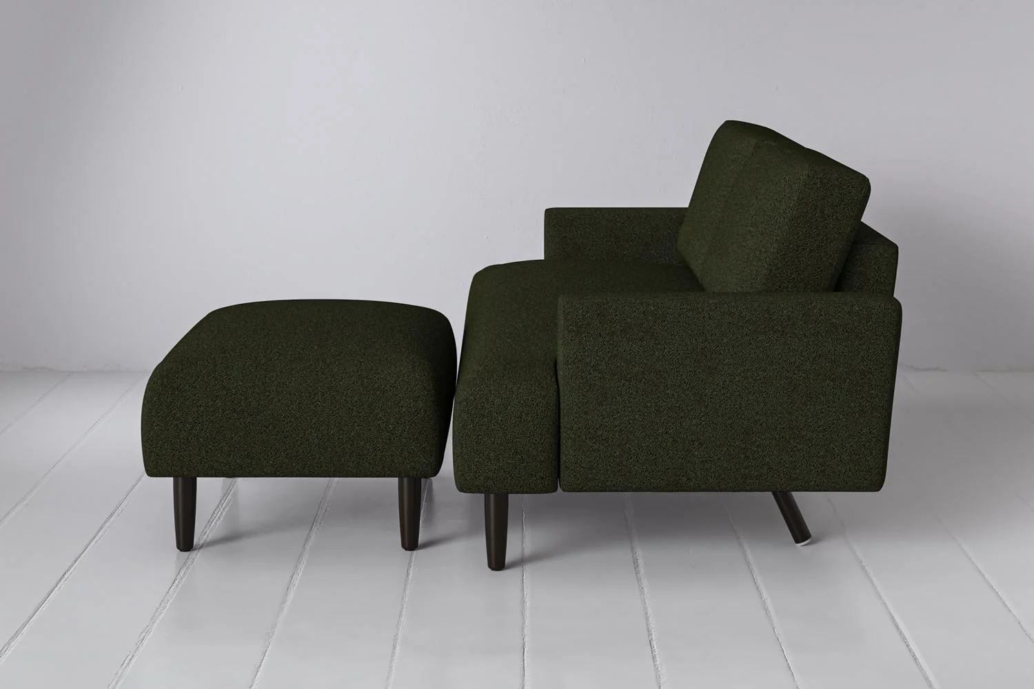 Model 05 2-Seater Sofa with ottoman, Fern - Image 4