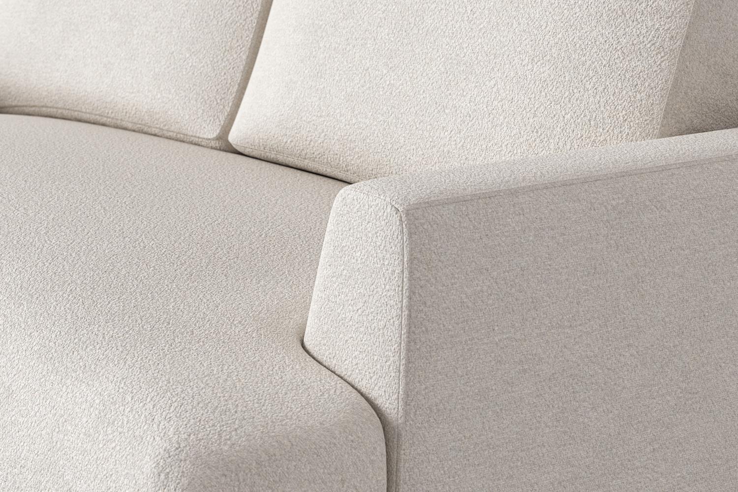 Model 05 2-Seater Sofa with ottoman, Ivory - Image 5