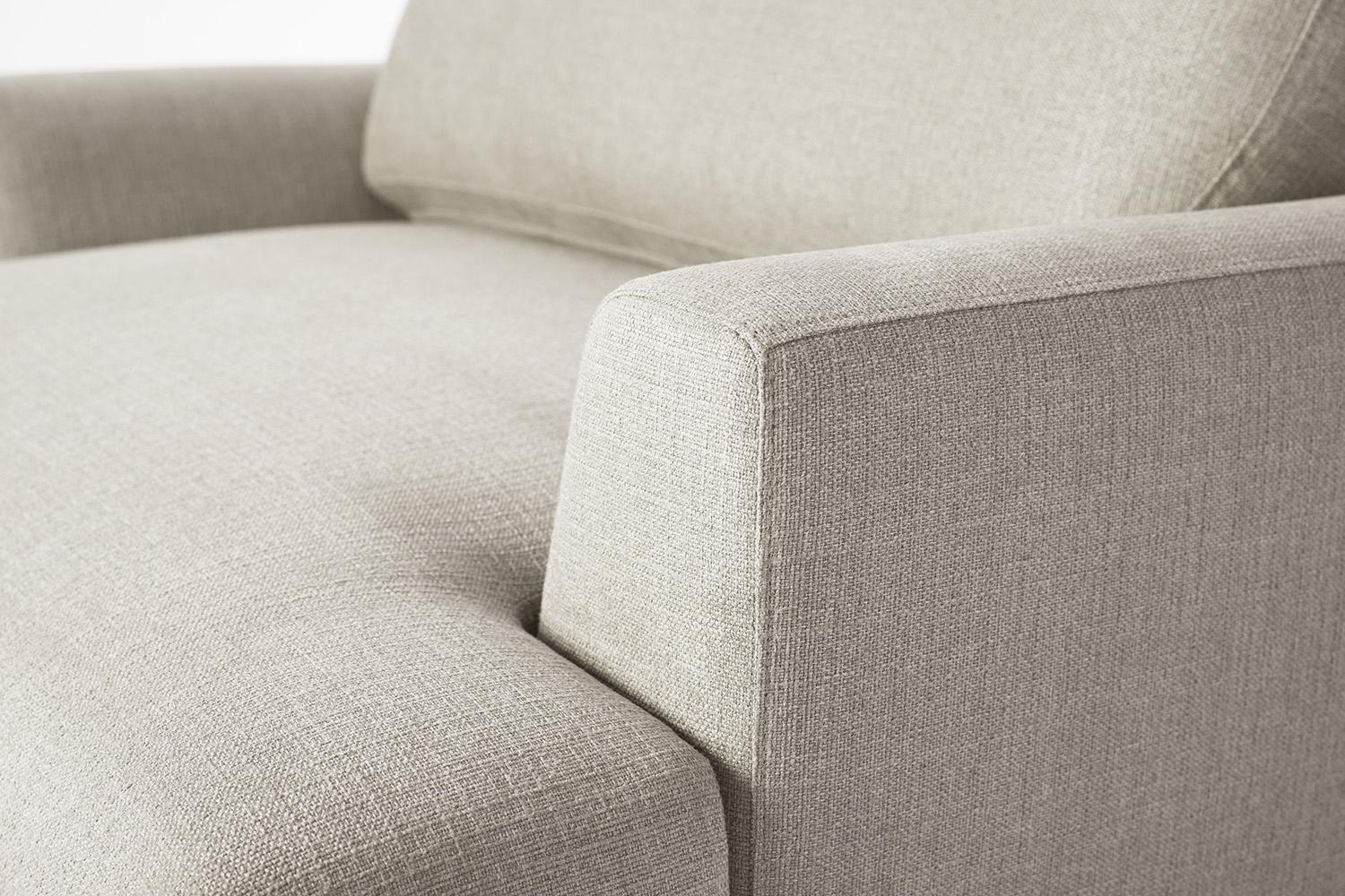 Model 05 2-Seater Sofa with ottoman, Pumice - Image 5