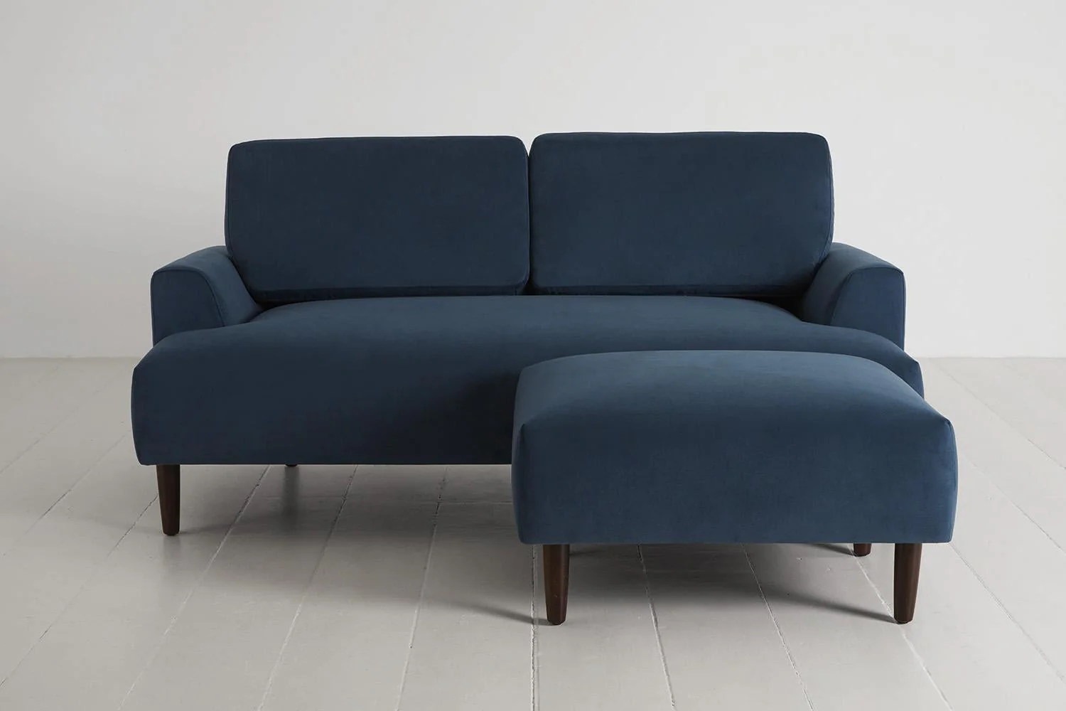 Model 05 2-Seater Sofa with ottoman, Teal - Image 5