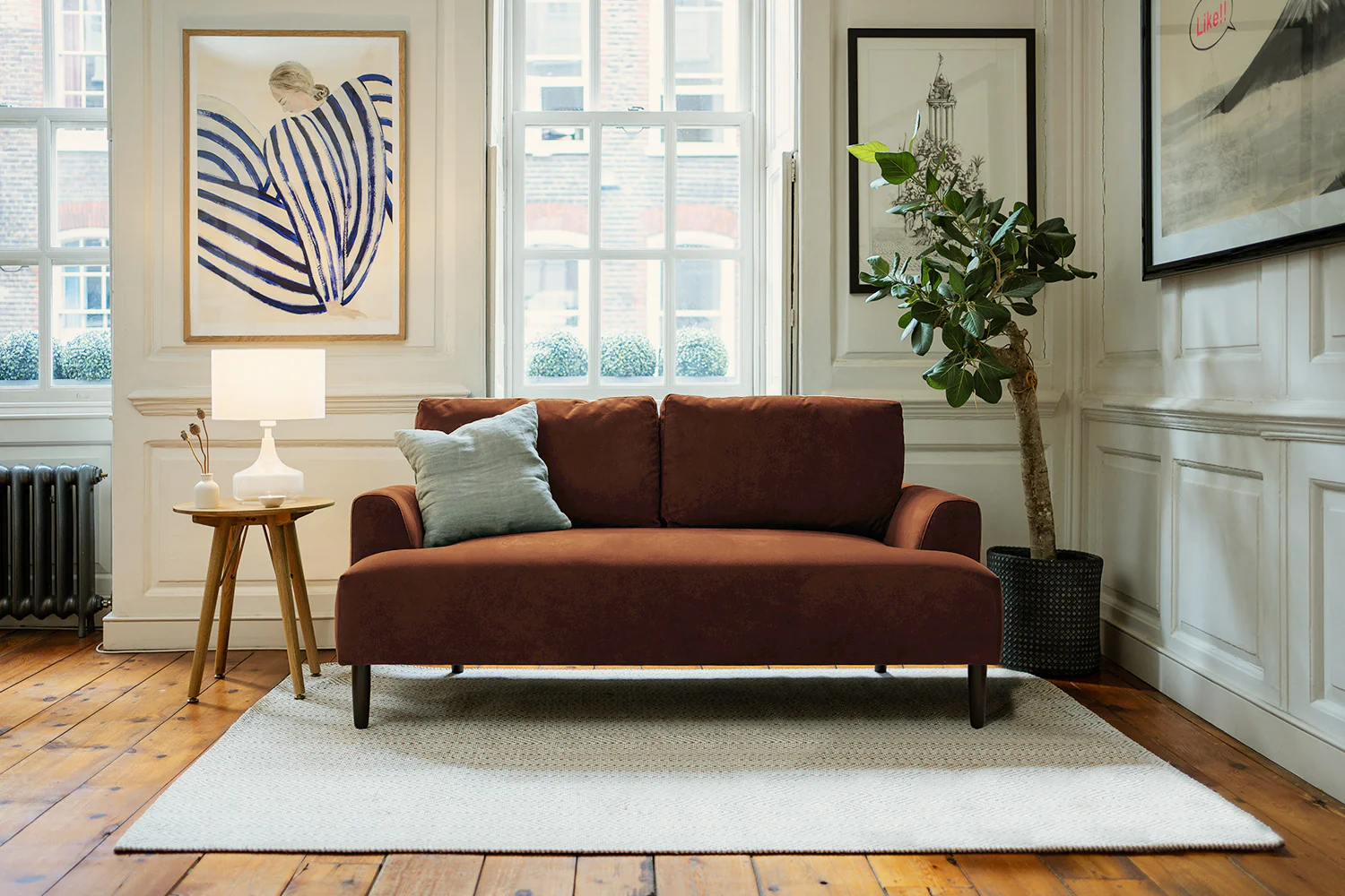 Model 05 2-Seater Sofa, Umber - Image 2