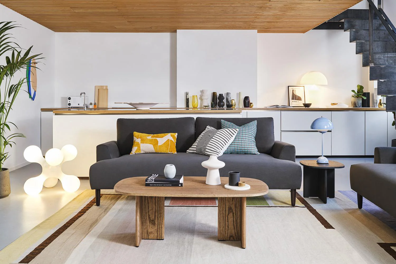 Model 05 3-Seater Sofa, Charcoal - Image 2
