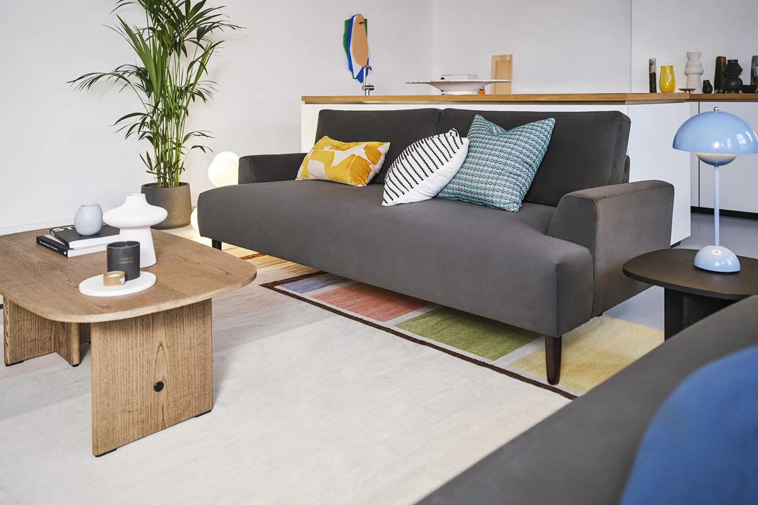 Model 05 3-Seater Sofa, Charcoal - Image 4