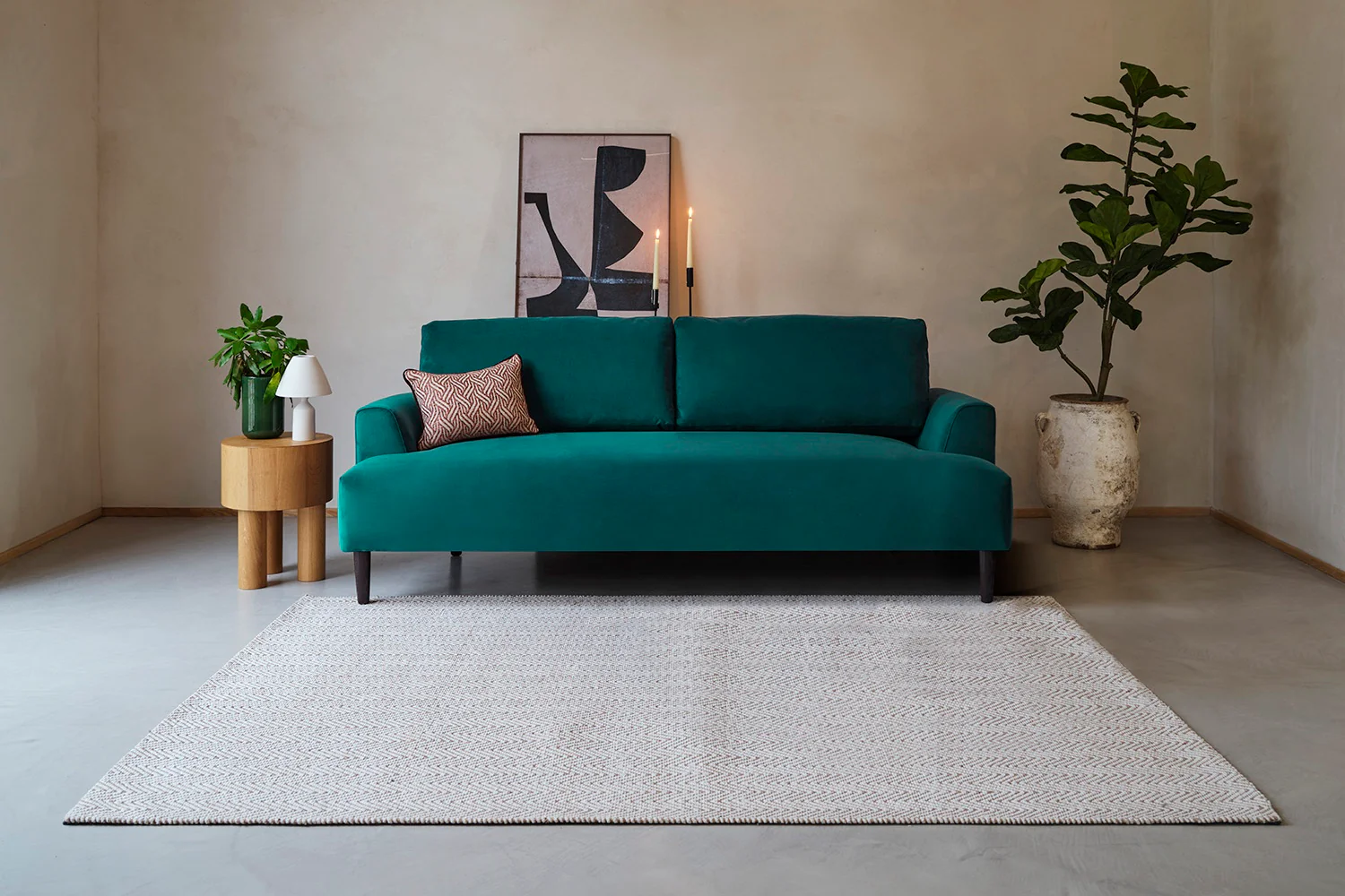 Model 05 3-Seater Sofa, Kingfisher - Image 2