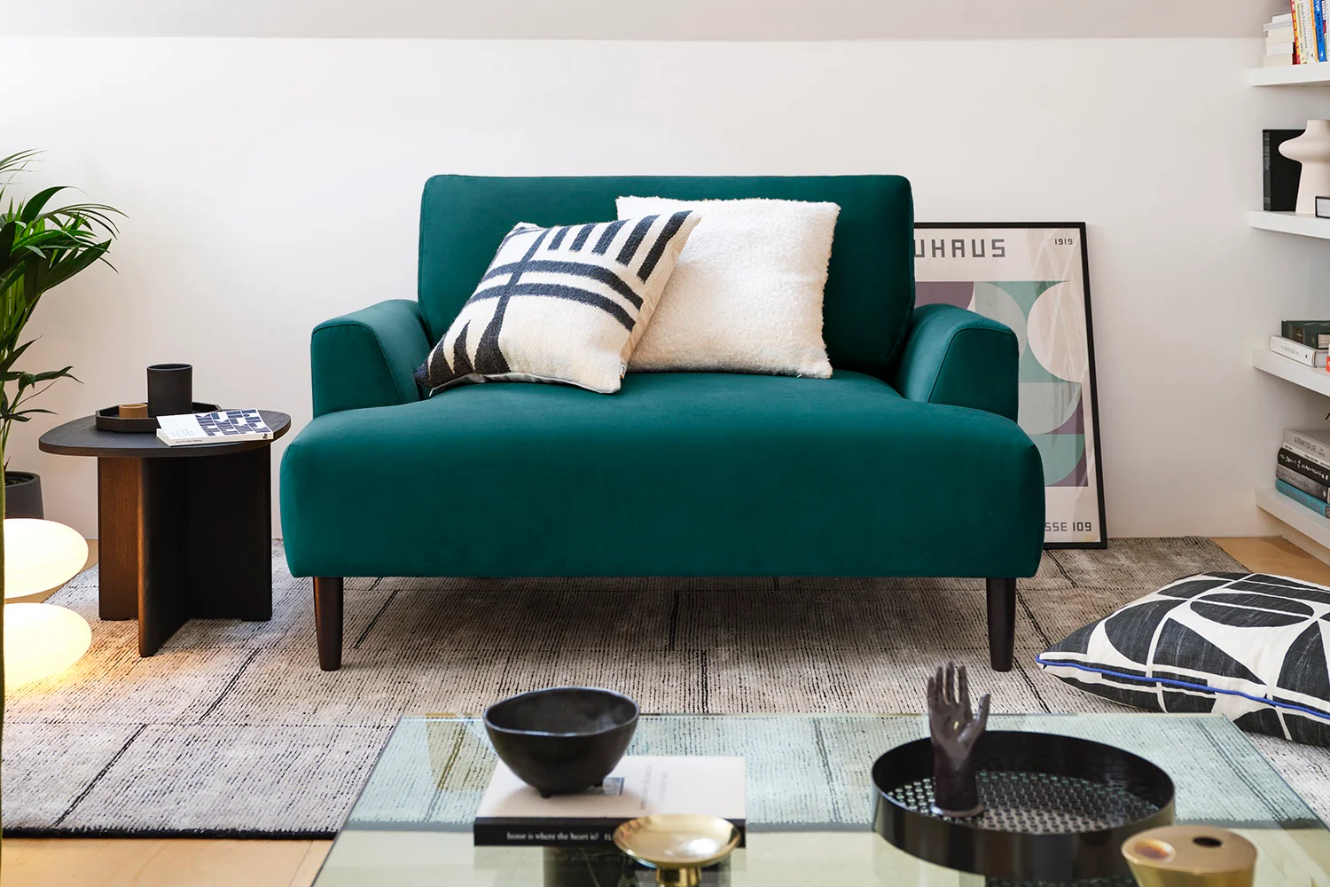 Model 05 Loveseat, Kingfisher - Image 2