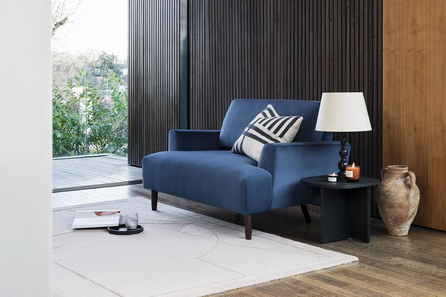 Model 05 Loveseat, Teal - Image 2