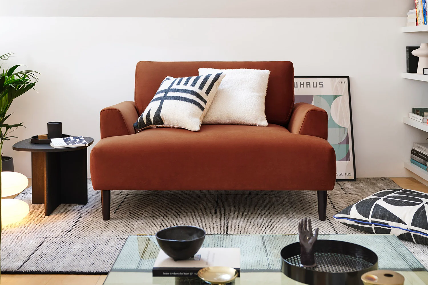 Model 05 Loveseat, Umber - Image 2