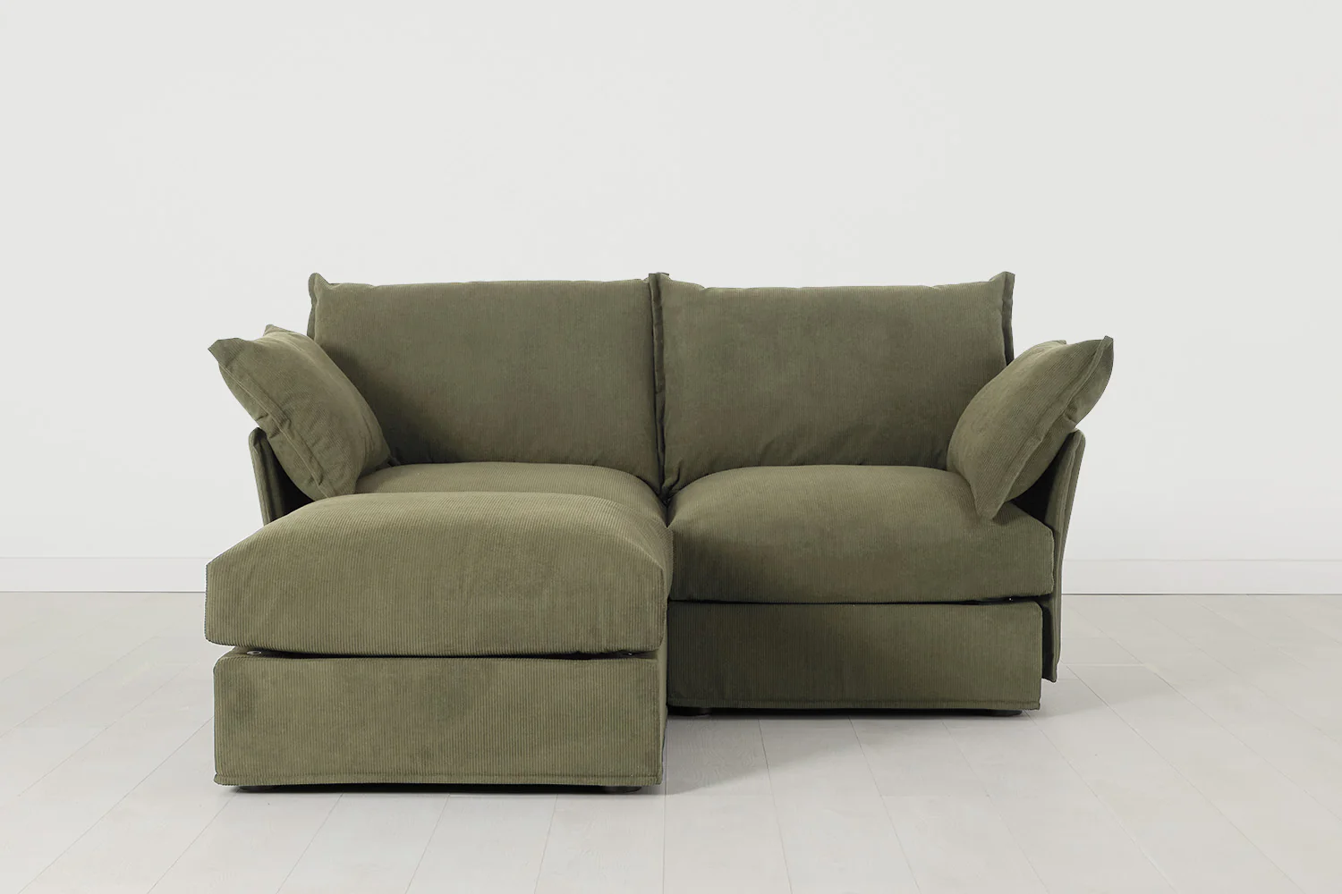 Model 06 2-Seater Left Chaise Sofa, Fennel