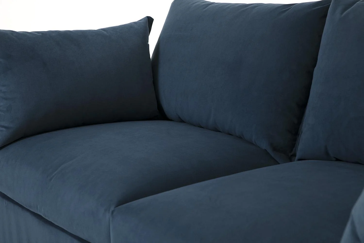 Model 06 2-Seater Left Chaise Sofa, Teal - Image 6