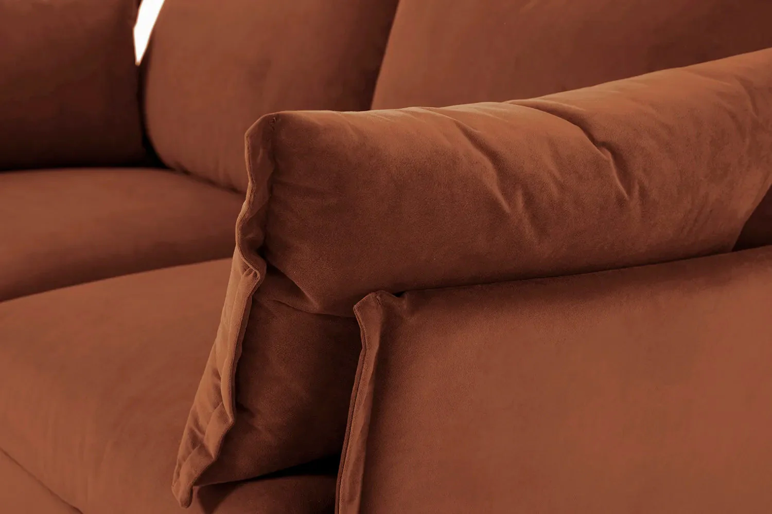 Model 06 2-Seater Left Chaise Sofa, Umber - Image 4