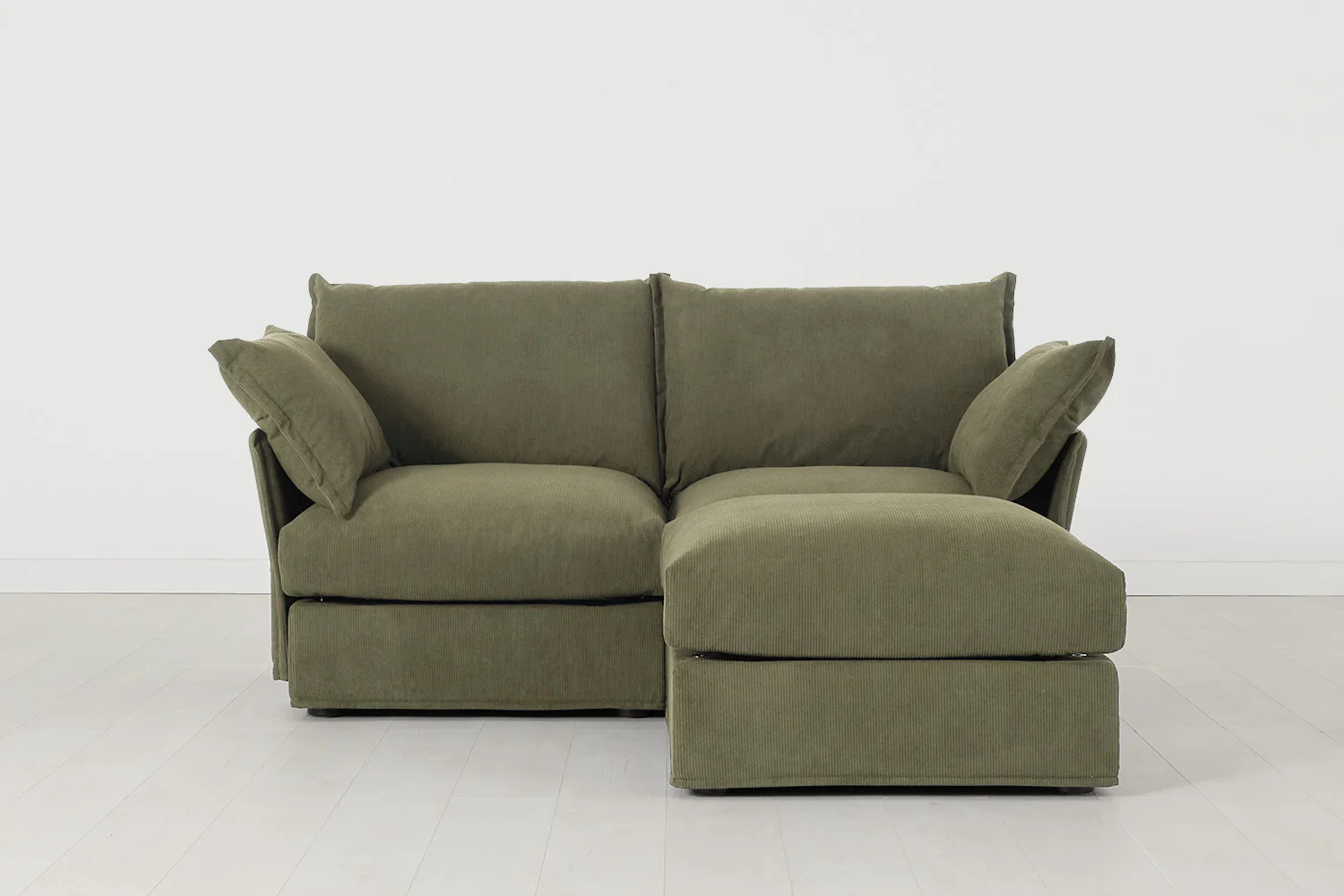Model 06 2-Seater Right Chaise Sofa, Fennel