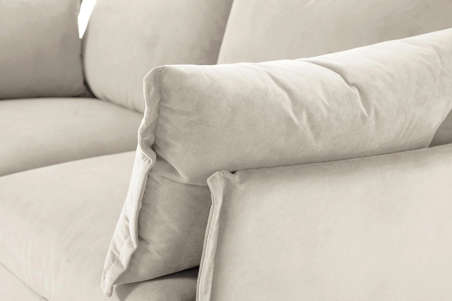 Model 06 2-Seater Right Chaise Sofa, Bone - Image 5
