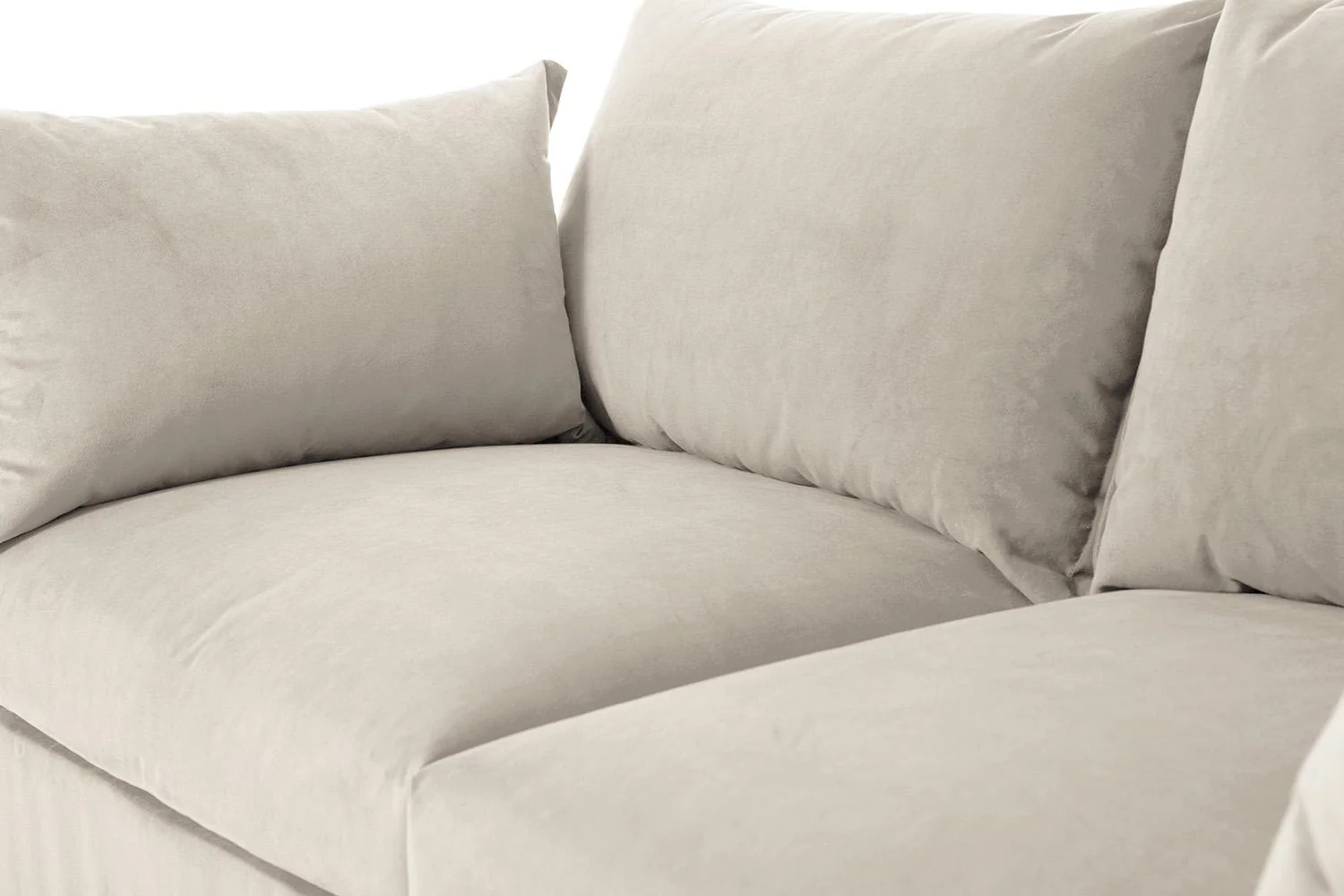 Model 06 2-Seater Right Chaise Sofa, Bone - Image 7