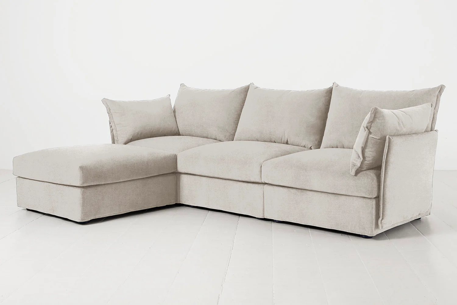 Model 06 3-Seater Left Chaise Sofa, Chalk - Image 2