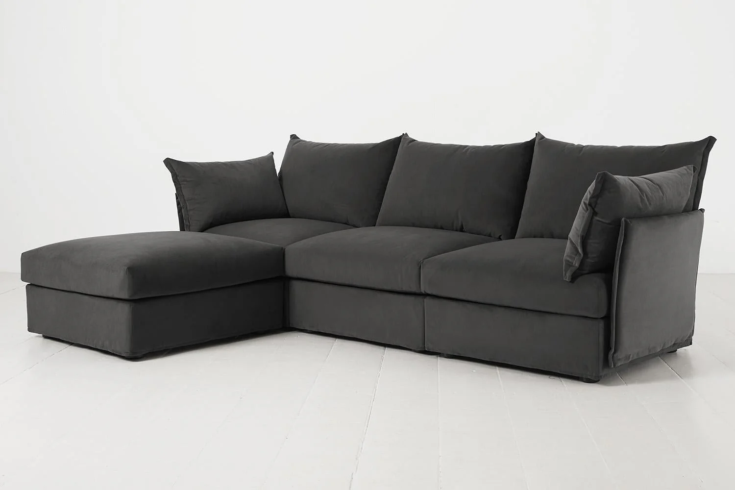 Model 06 3-Seater Left Chaise Sofa, Charcoal - Image 4