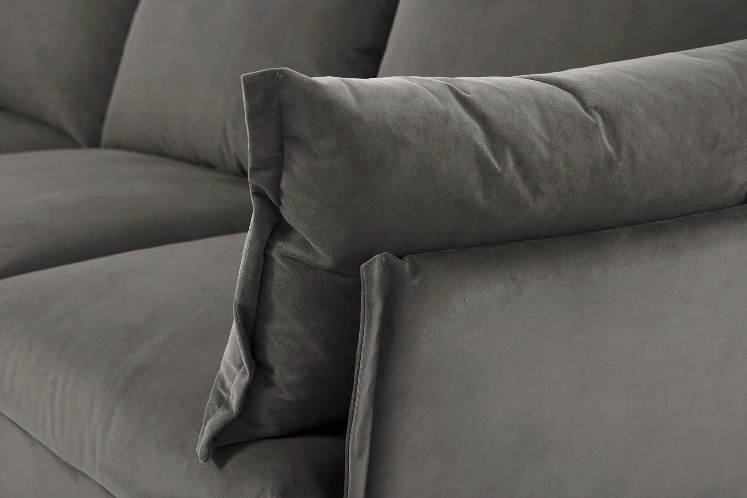 Model 06 3-Seater Left Chaise Sofa, Elephant - Image 5