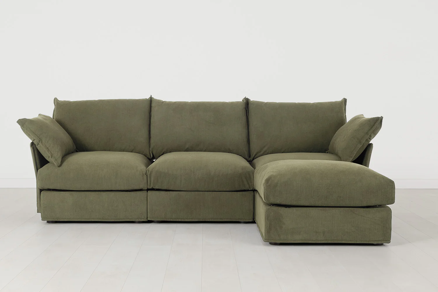Model 06 3-Seater Right Chaise Sofa, Fennel