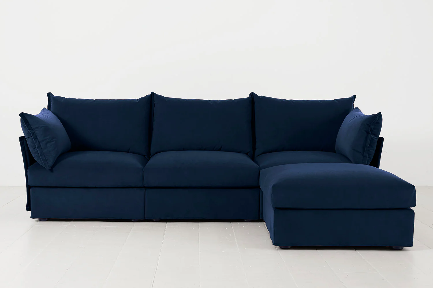 Model 06 3-Seater Right Chaise Sofa, Indigo