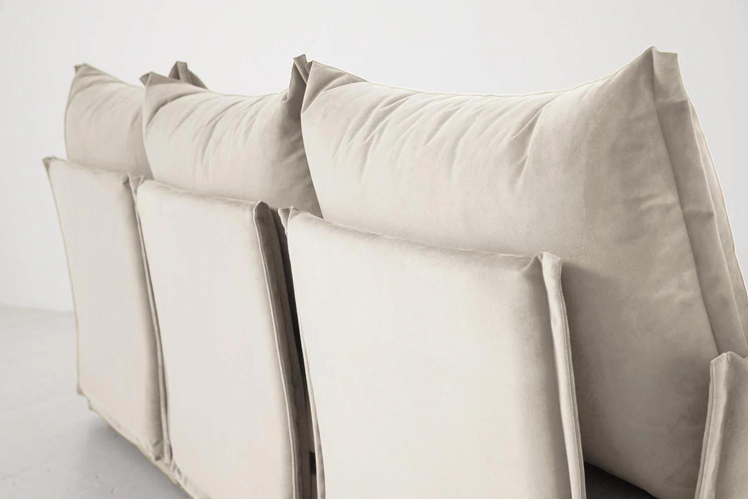 Model 06 3-Seater Right Chaise Sofa, Bone - Image 6