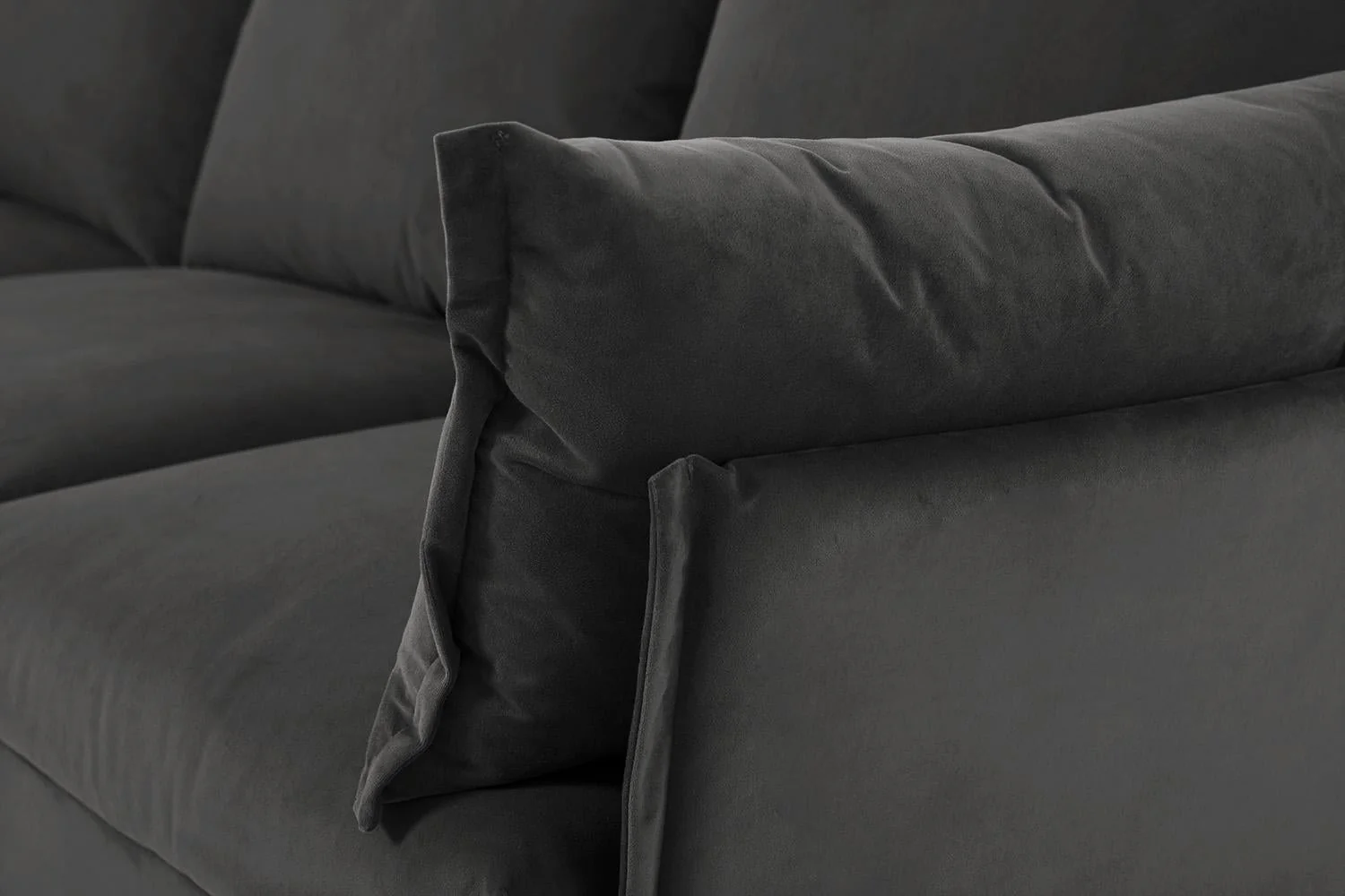 Model 06 3-Seater Right Chaise Sofa, Charcoal - Image 6