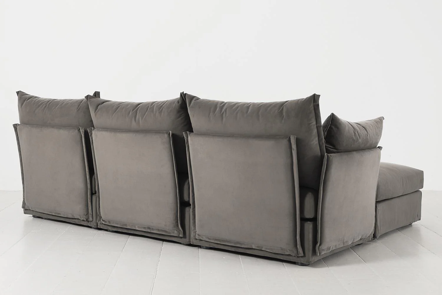 Model 06 3-Seater Right Chaise Sofa, Elephant - Image 4