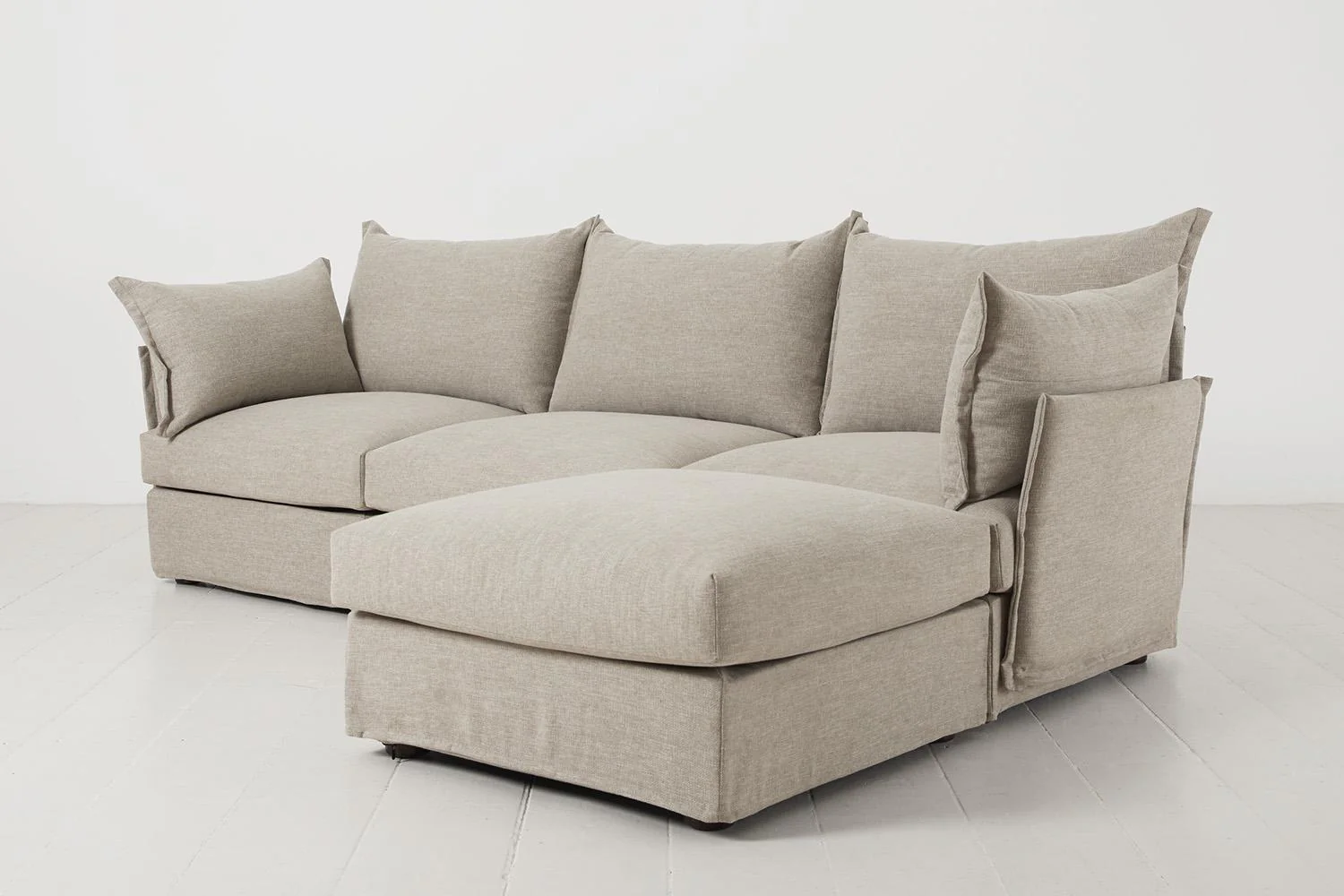 Model 06 3-Seater Right Chaise Sofa, Pumice - Image 4