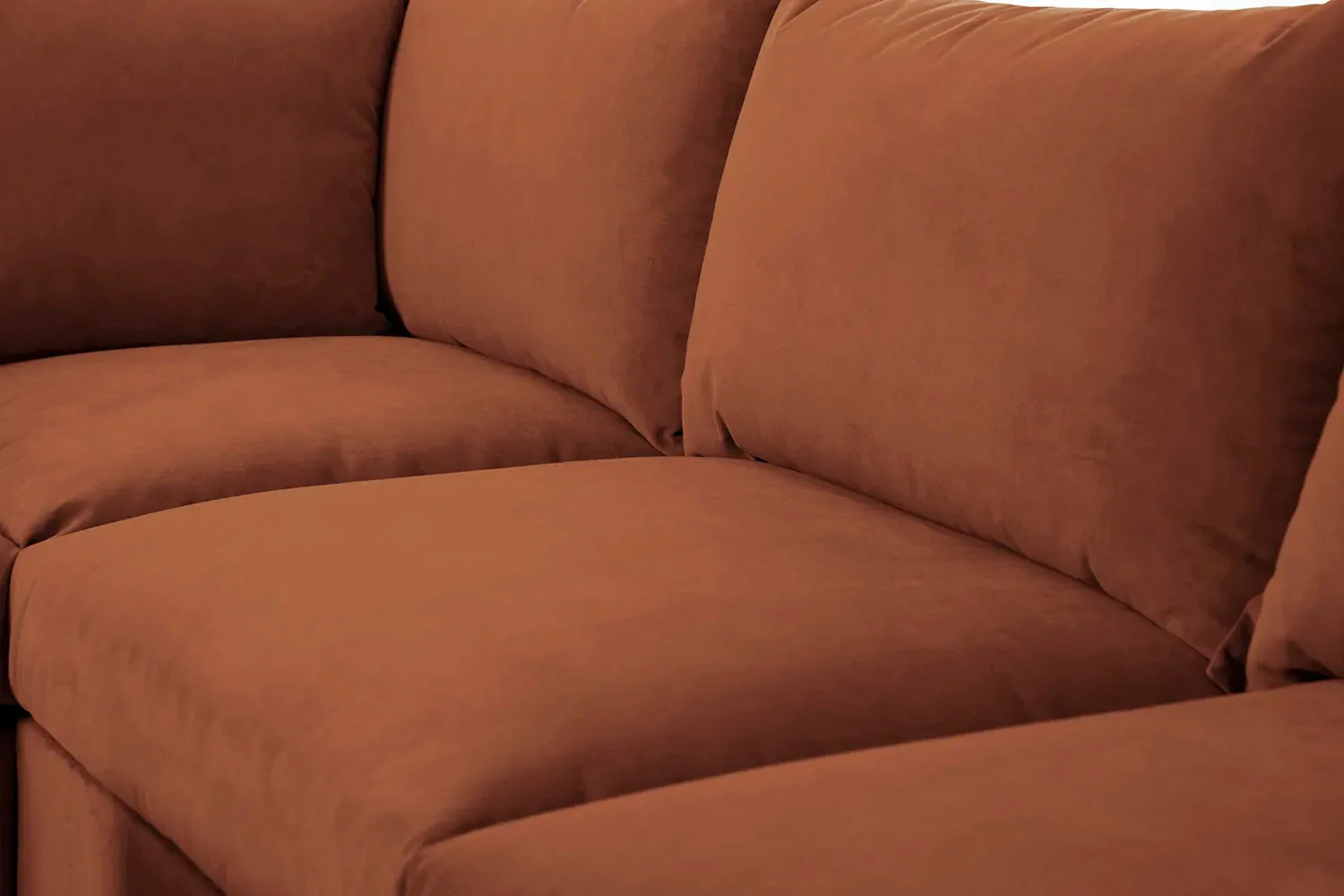 Model 06 Corner Sofa with Ottoman, Umber - Image 4