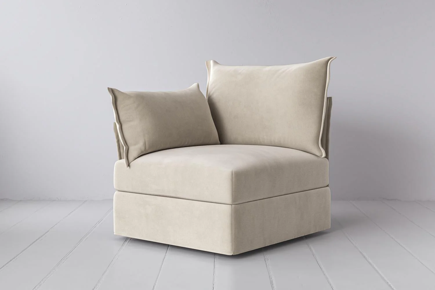 Model 06 Left Arm Module Sofa, Chalk - Image 2