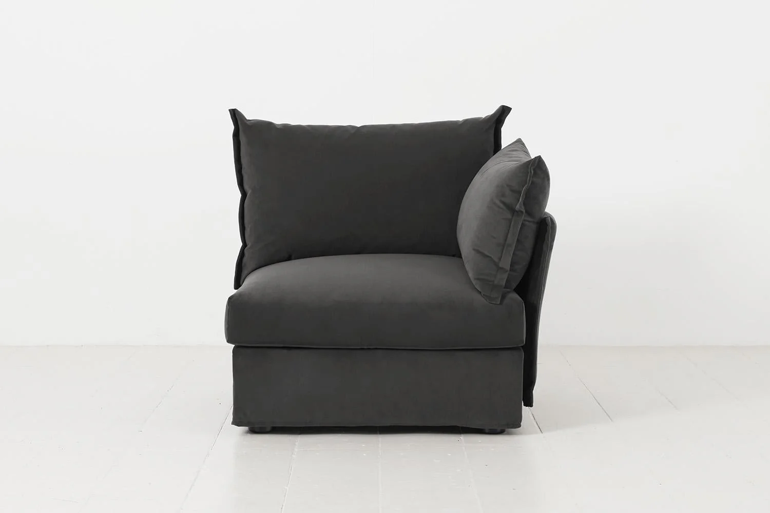 Model 06 Right Arm Module Sofa, Charcoal