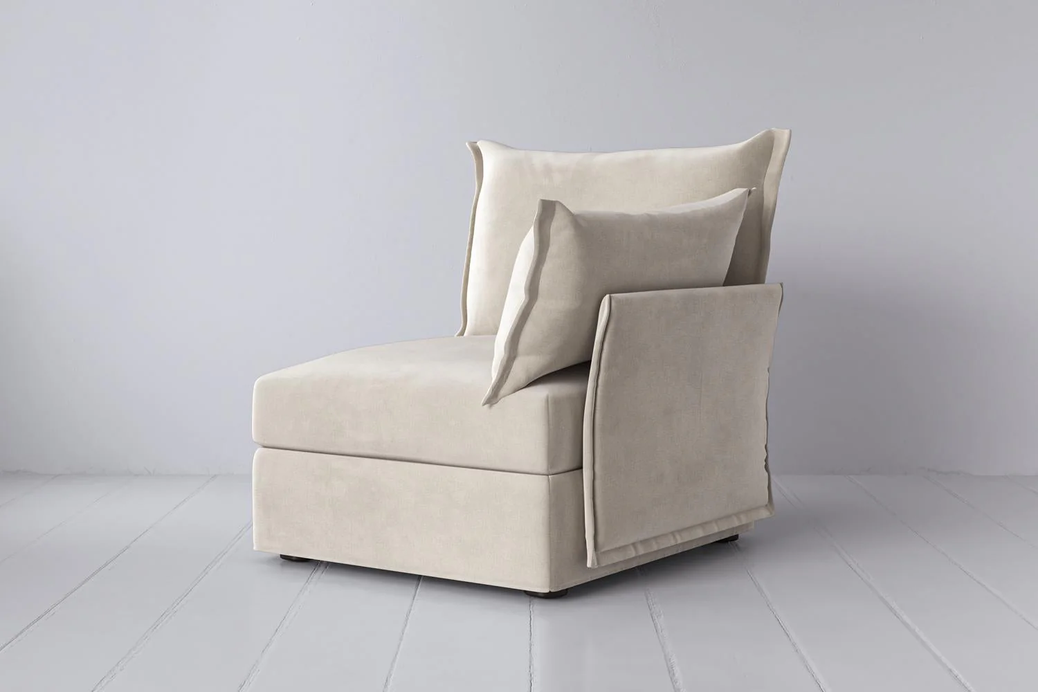 Model 06 Right Arm Module Sofa, Chalk - Image 2