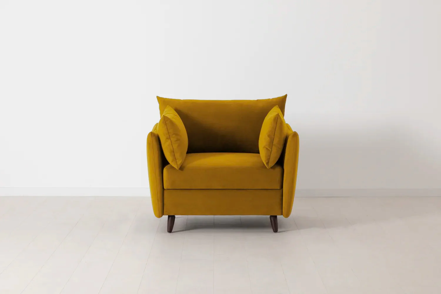 Model 08 Chair Bed Single Sofa Bed, Mustard