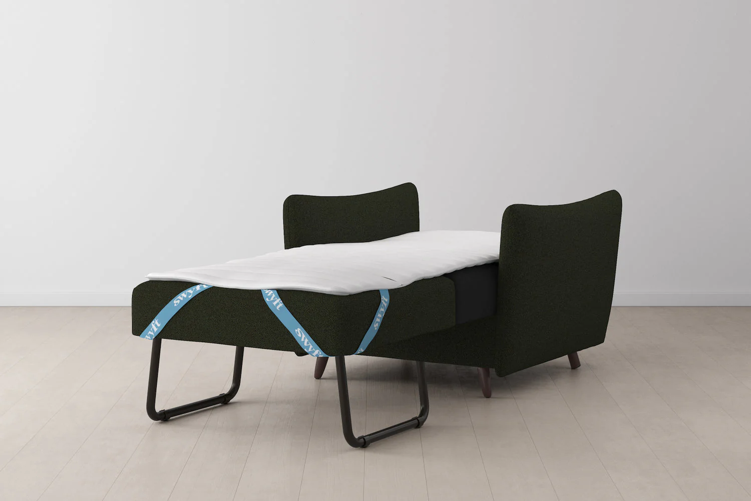Model 08 Chair Bed Single Sofa Bed, Fern - Image 8