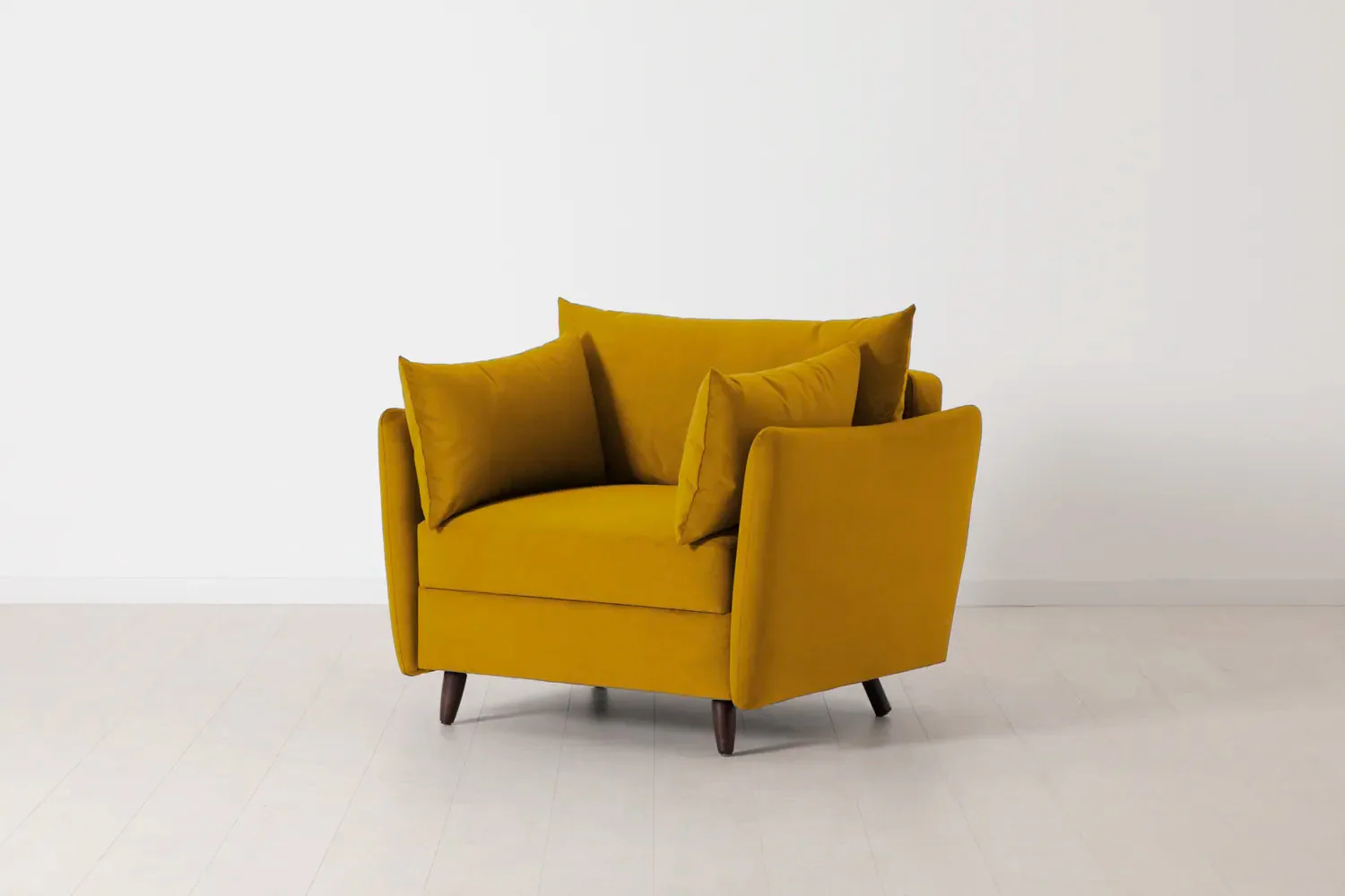 Model 08 Chair Bed Single Sofa Bed, Mustard - Image 5