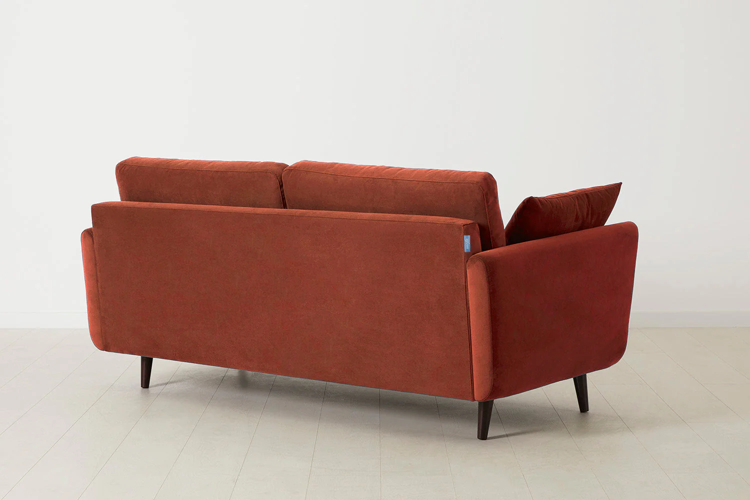 Model 10 2-Seater Sofa with Ottoman, Brick - Image 3