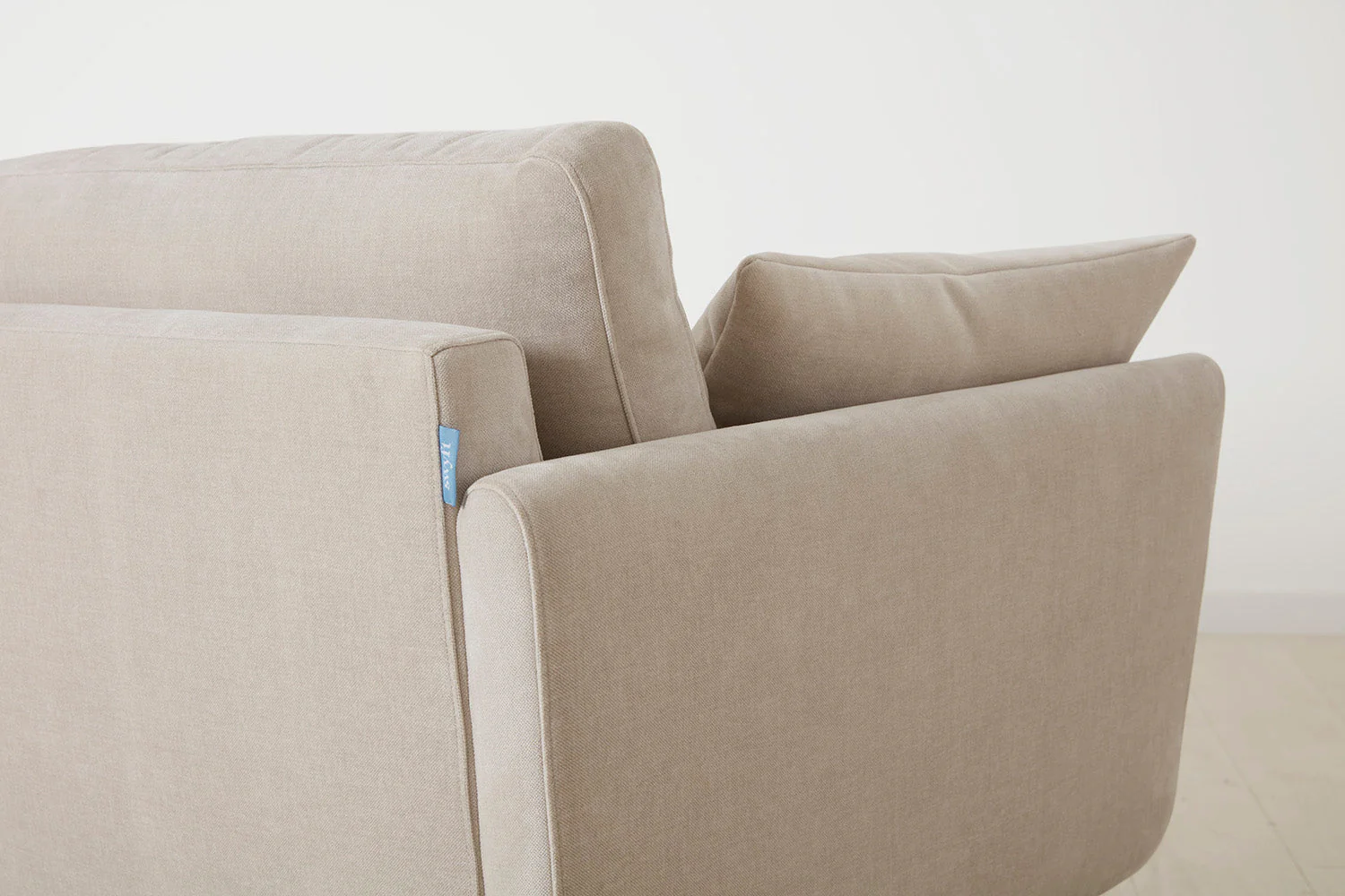 Model 10 2-Seater Sofa with Ottoman, Chalk - Image 6