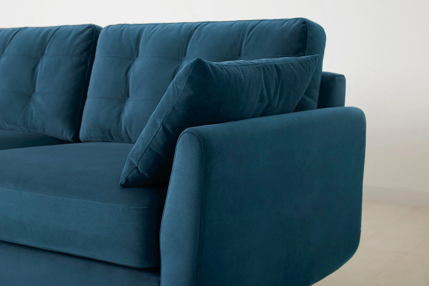 Model 10 2-Seater Sofa with Ottoman, Teal - Image 5