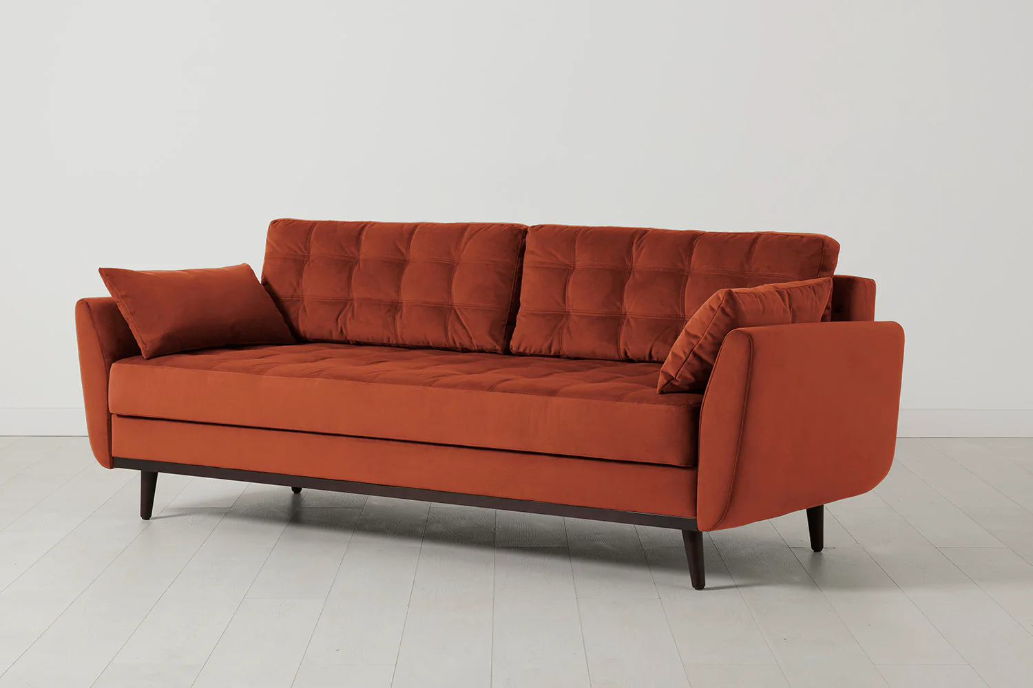Model 10 Sofa Bed 3 Seater, Brick - Image 3