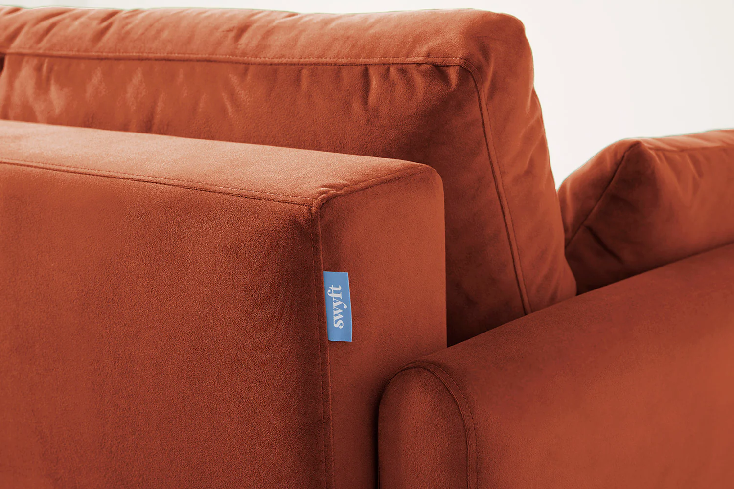 Model 10 Sofa Bed 3 Seater, Brick - Image 9
