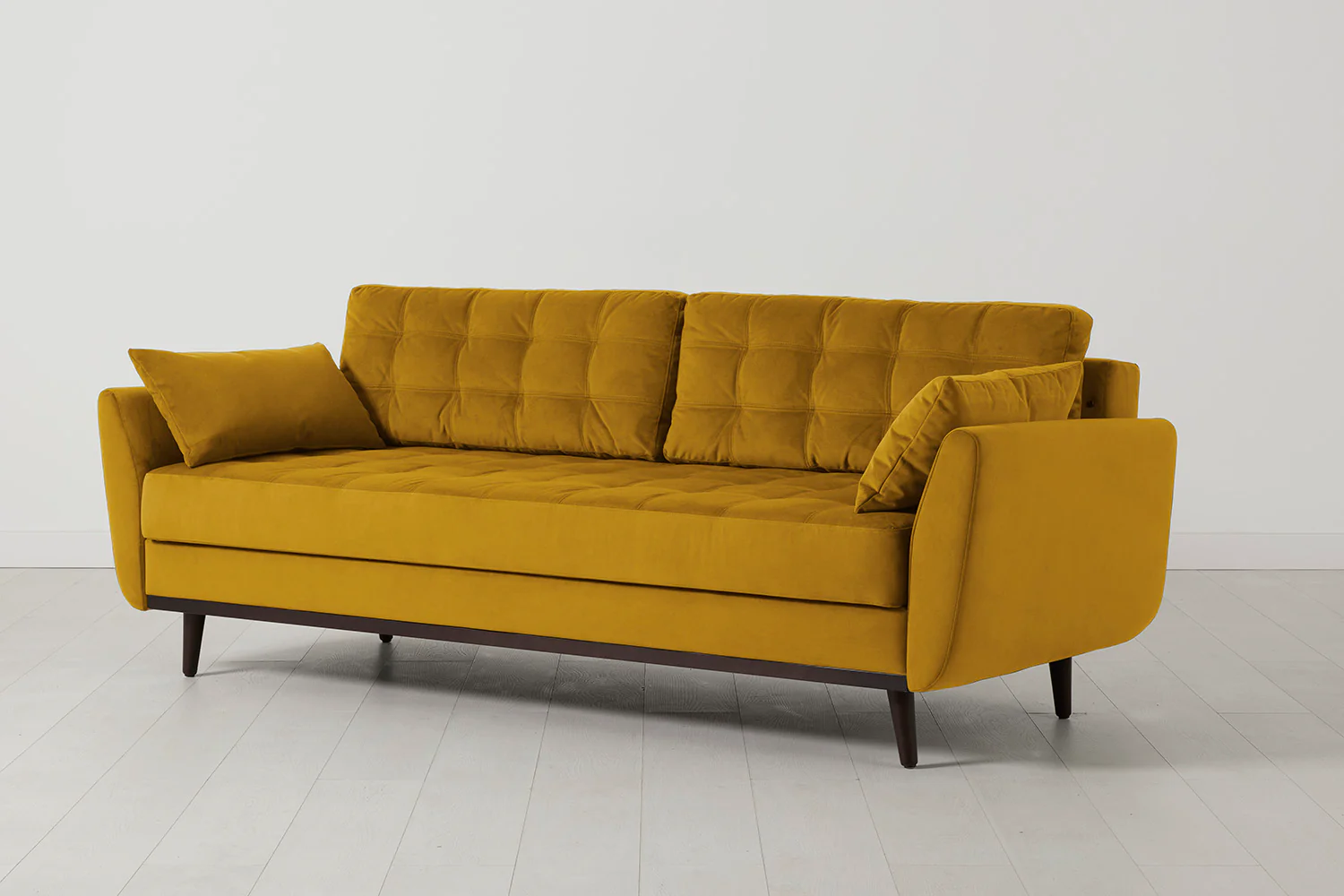 Model 10 Sofa Bed 3 Seater, Mustard - Image 3