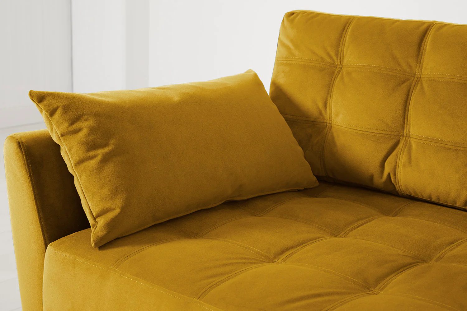 Model 10 Sofa Bed 3 Seater, Mustard - Image 8
