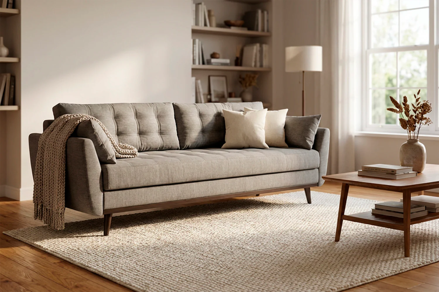 Model 10 Sofa Bed 3 Seater, Shadow - Image 2