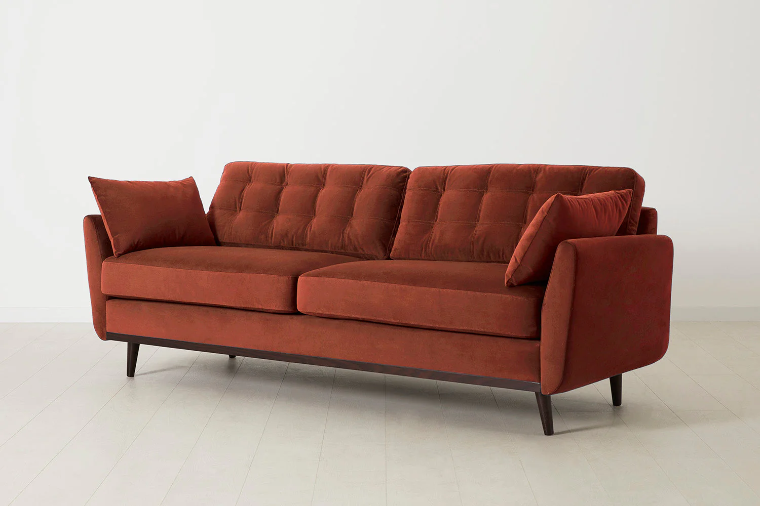 Model 10 3-Seater Sofa, Brick - Image 4