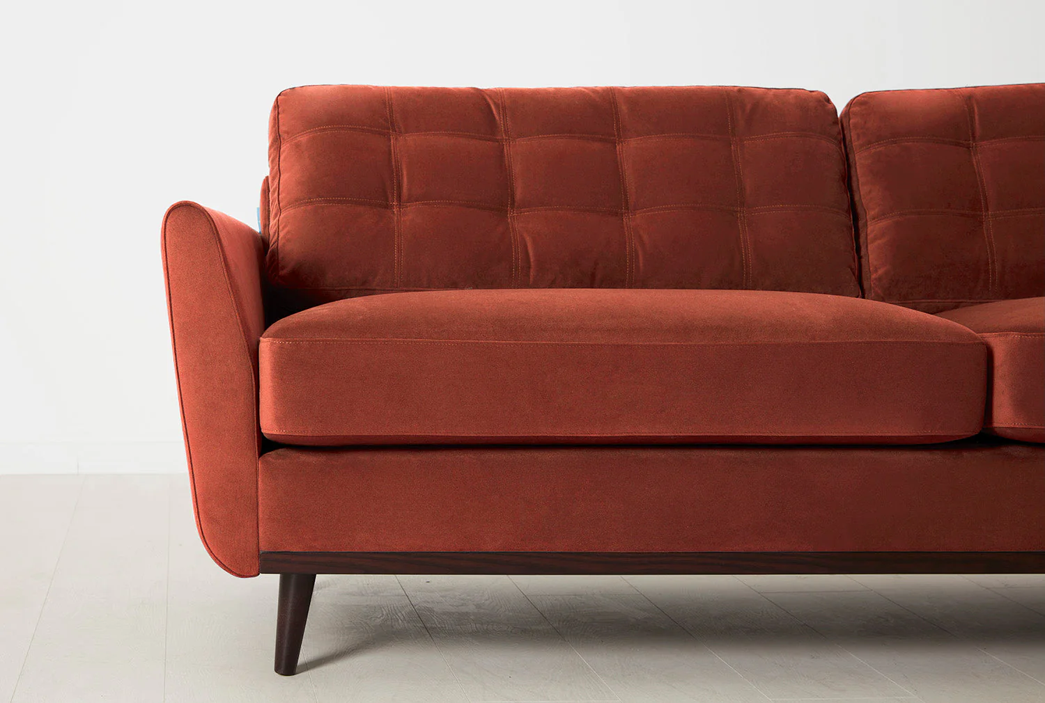 Model 10 3-Seater Sofa, Brick - Image 7