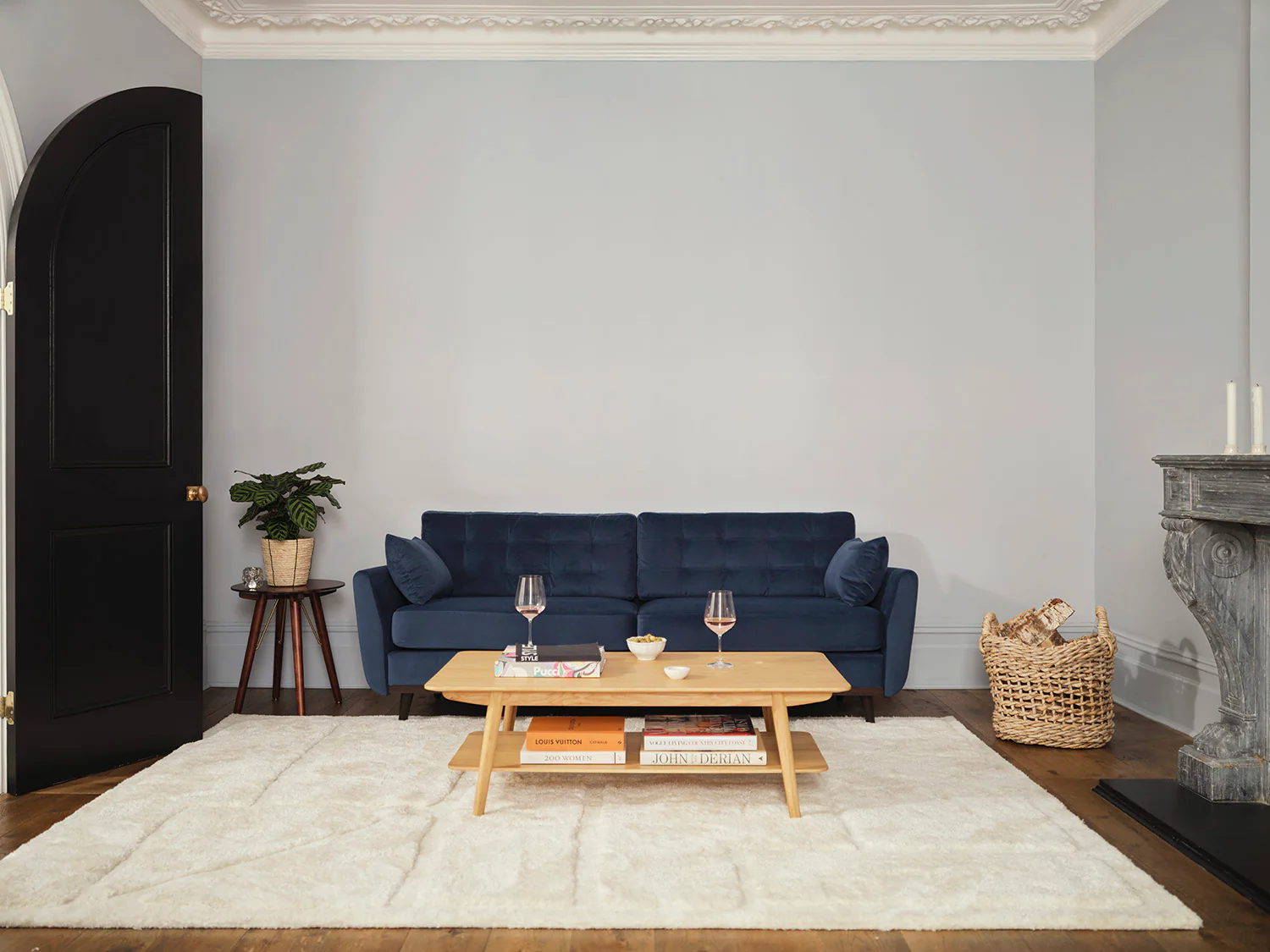 Model 10 3-Seater Sofa, Teal - Image 4