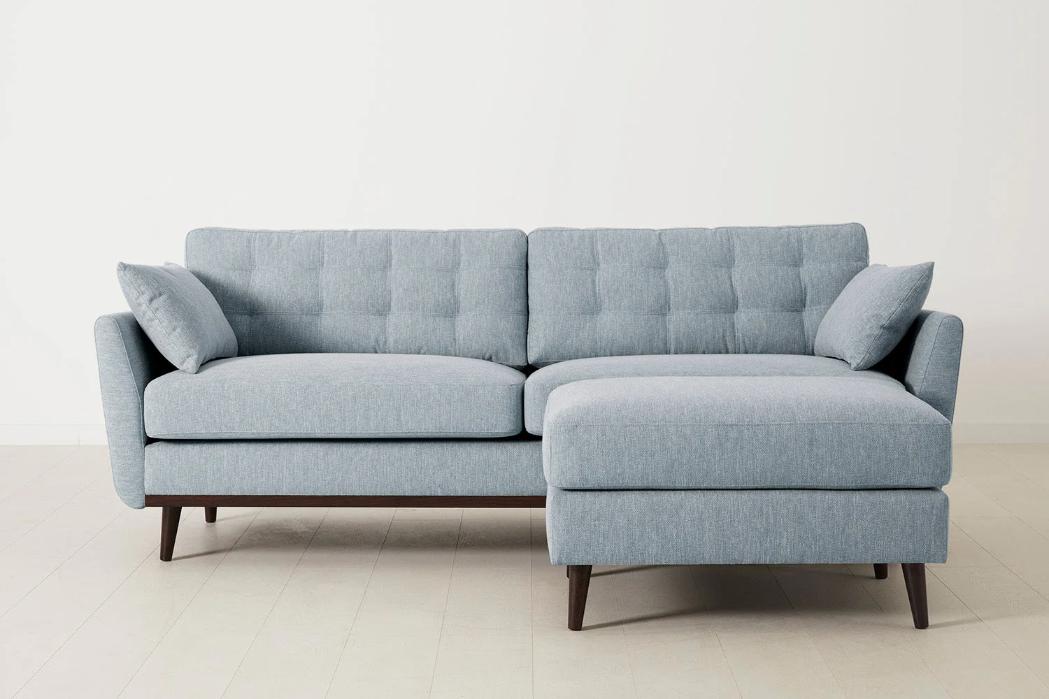 Model 10 3-Seater Sofa with Ottoman, Seaglass