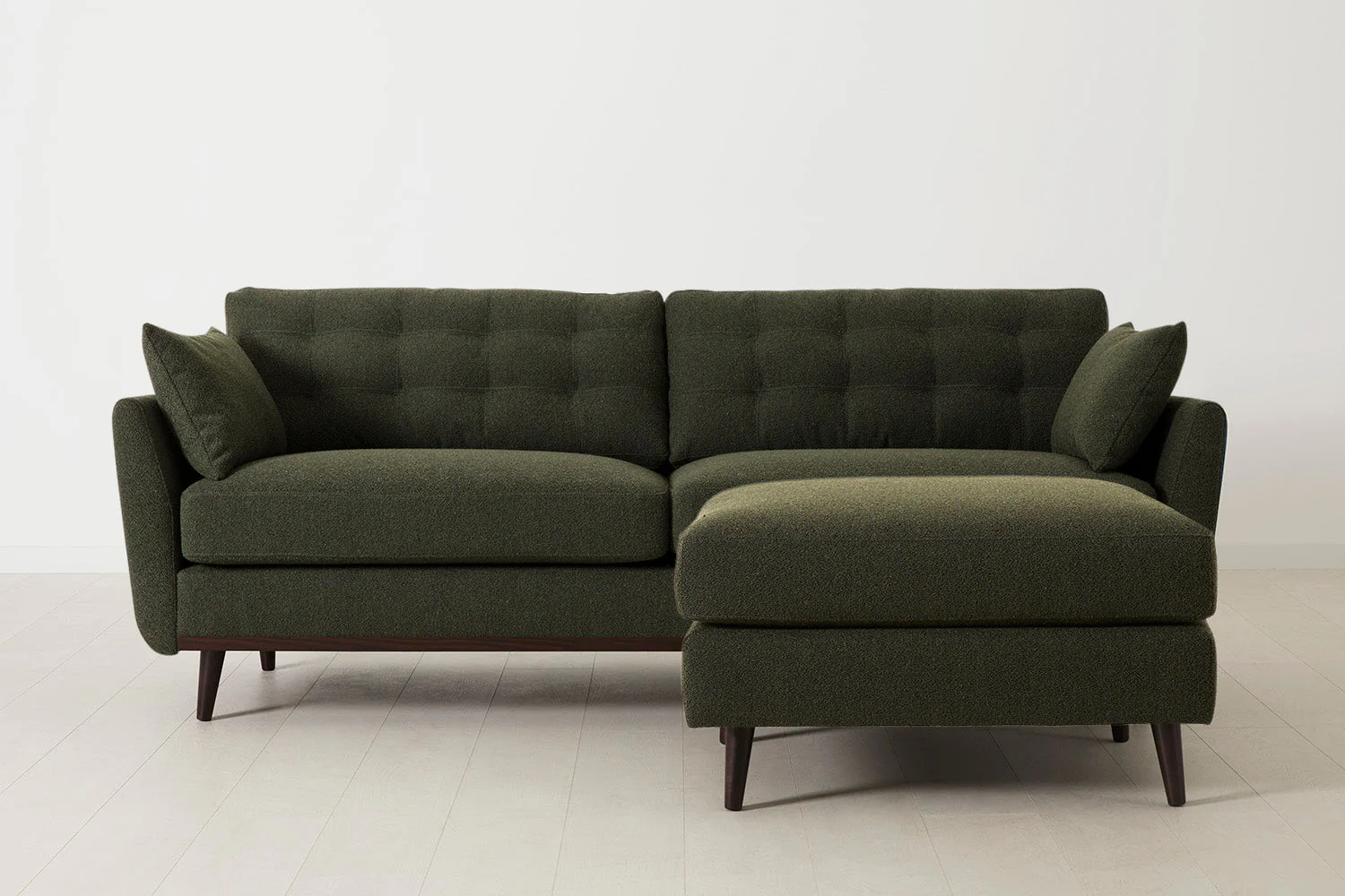 Model 10 3-Seater Sofa with Ottoman, Fern