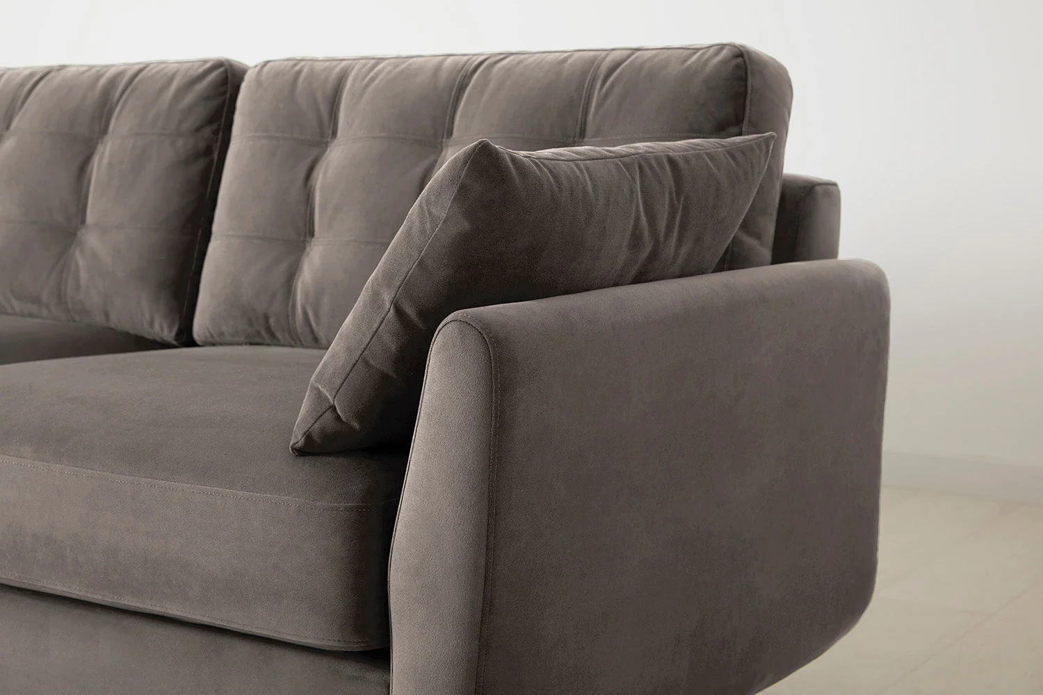 Model 10 3-Seater Sofa with Ottoman, Elephant - Image 5