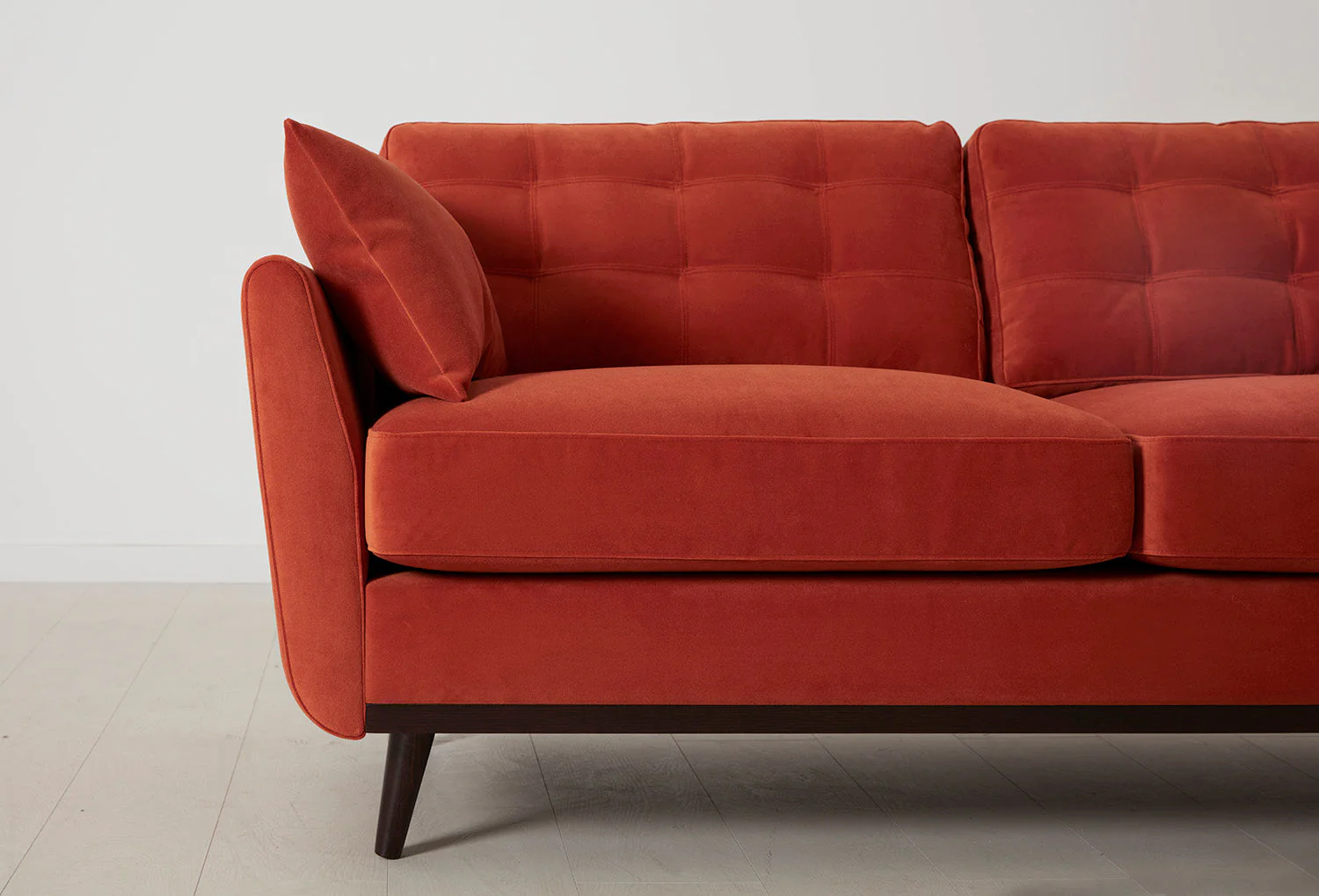 Model 10 3-Seater Sofa with Ottoman, Paprika - Image 4