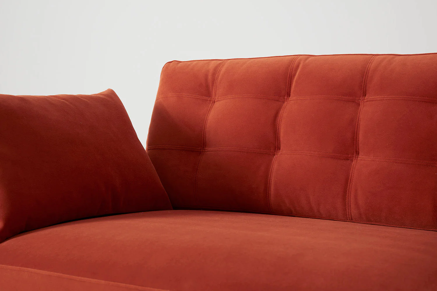 Model 10 3-Seater Sofa with Ottoman, Paprika - Image 6